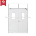 UL BS Standard 30M / 60M / 90M / 120M Fire Steel Exit Doors, porta de vidro esmaltado para sala de aula da escola do hospital